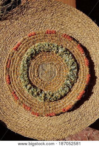 Esparto halfah grass used for crafts as cords basketry and espadrilles