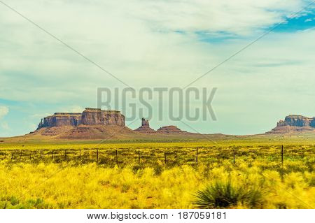 A road leading to Monument Valley Kayenta Arizona