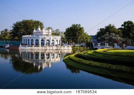 Bang Pa-In Royal Palace known as the Summer Palace. Located in Bang Pa-In district Ayutthaya Province THAILAND