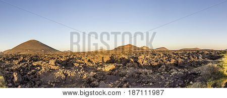 Volcanic Landscape In Timanfaya National Park
