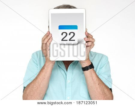 Date Twenty Second Agenda Calendar Graphic