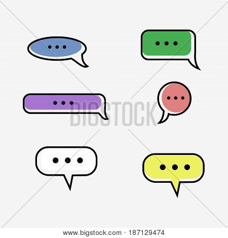 Speech Bubble Icons