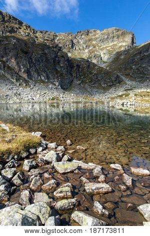 Landscape of Elenski lakes and Malyovitsa peak, Rila Mountain, Bulgaria