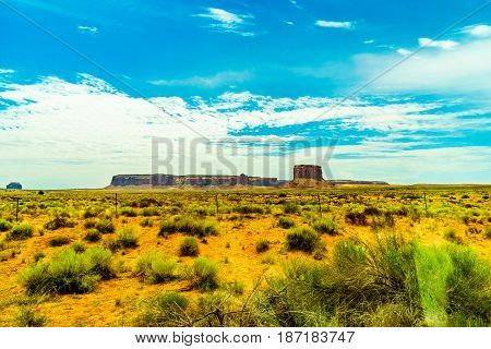 A road leading to Monument Valley Kayenta Arizona