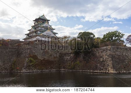 Osaka Castle Osaka Japan history landmark in Kansai Japan
