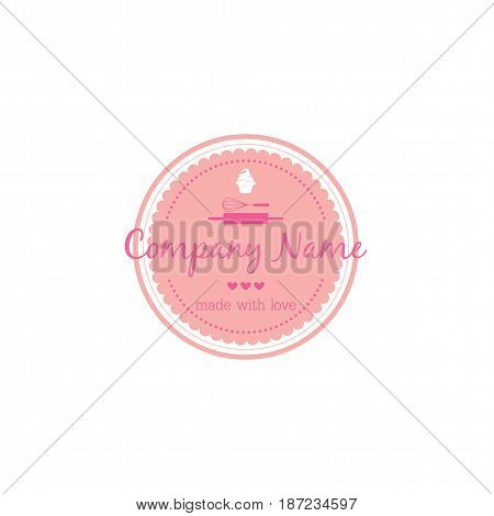 Bakery, Dessert Logo Template Vector Design Illustration