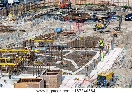 Construction Site Of Blackwall Reach