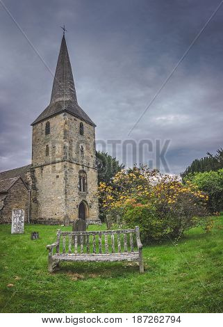 St Peters church in Hever, containing the tomb of Sir Thomas Bullen, father of Anne Boleyn and grandfather of Queen Elizabeth the First.