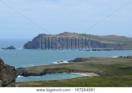 Gorgeous view of the Blasket Islands in Ireland.