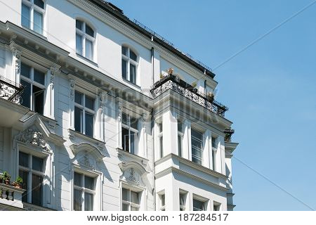 Beautiful Old Residential Building Facade