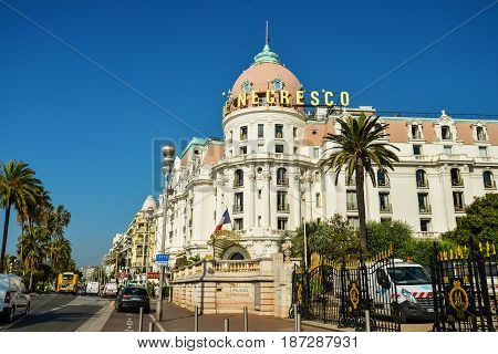 Luxury Hotel Negresco On English Promenade