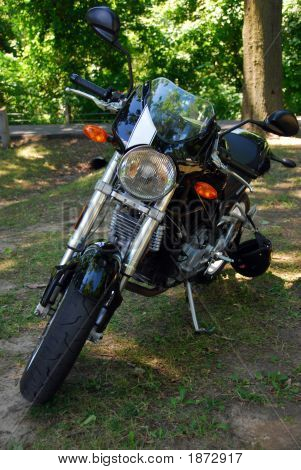 Schwarz Motorrad