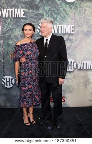LOS ANGELES - MAY 19:  Emily Stofle, David Lynch at the 