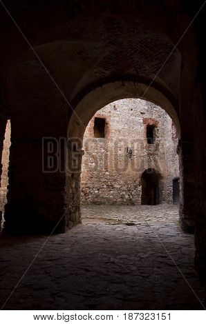 Square In Lipowiec Castle