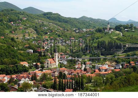 Krapina town in northern Croatia administrative centre of Krapina Zagorje County