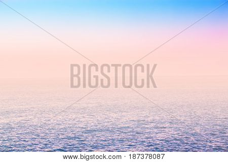 Water Surface At The Evening