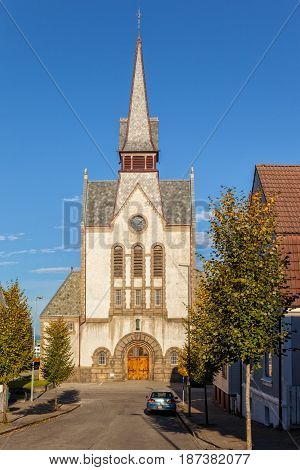 Old church St. Johannes in Stavanger Norway.