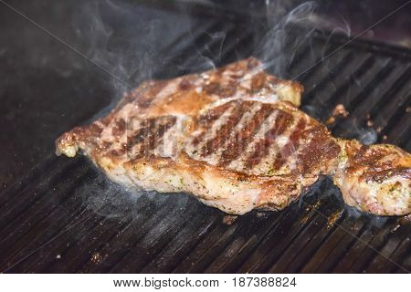 Steak Ribi Black Angus Grilled