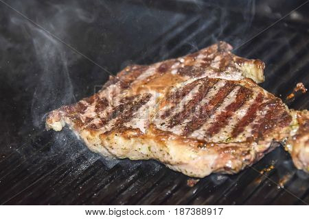 Steak Ribi Black Angus Grilled