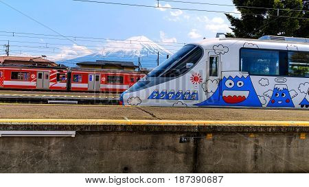 Fujisan Express At Kawaguchiko Station