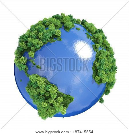 Green Planet Earth 3D ( version 02 )