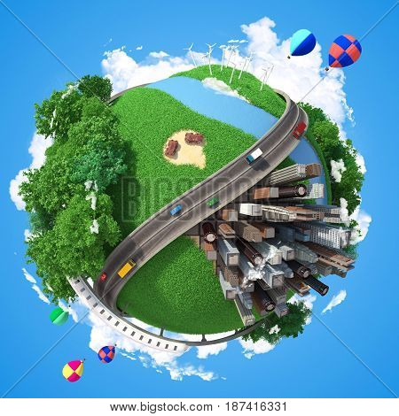 Planet City 3D ( version 03 )