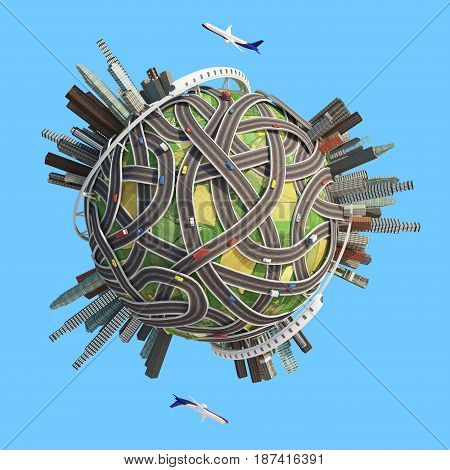 Planet City Roads 3D ( version 06 )