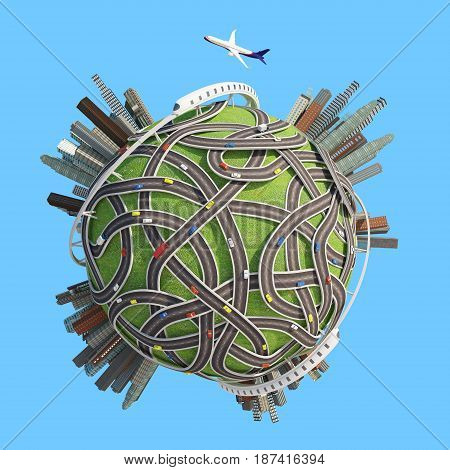 Planet City Roads 3D ( version 05 )