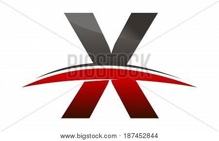 This image describe about Swoosh Initial X