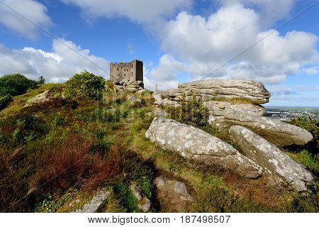 The Castle At Carn Brea In Cornwall