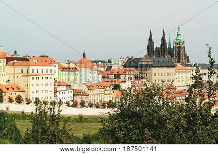 Cityscape Of Old Town In Prague, Czech Republic