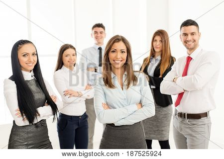 Group Of Young Business People