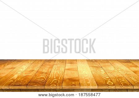Rustic wooden table perspective. Large dinner empty wooden table perspective. Wooden table texture background. Wooden table perspective worktop. Empty wooden table perspective for product placement montage. Wooden table perspective. Wooden table surface.