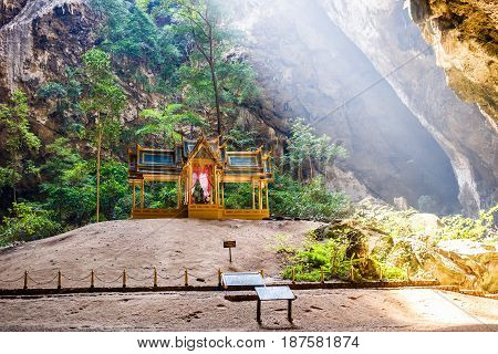 Phraya Nakhon Cave. Khao Sam Roi Yot National Park in Thailand