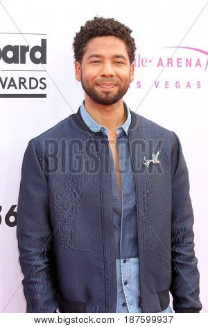 LAS VEGAS - MAY 21:  Jussie Smollett at the 2017 Billboard Music Awards - Arrivals at the T-Mobile Arena on May 21, 2017 in Las Vegas, NV