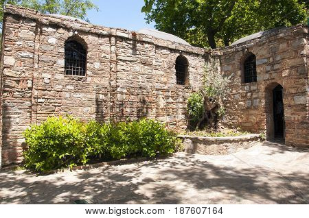 The House of the Virgin Mary (Meryemana), believed to be the last residence of Mary, mother of Jesus. Ephesus, Turkey