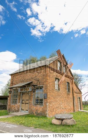 Slutsk, Belarus - May 20, 2017: Museum Of Folk Art In The Building Of A Windmill