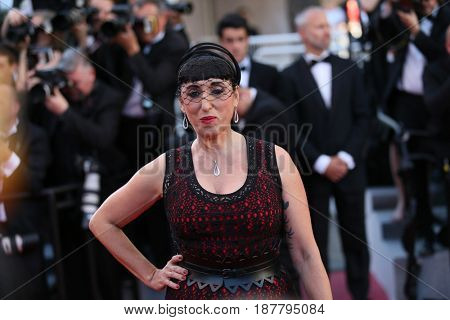 Rossy de Palma attends the 'Ismael's Ghosts (Les Fantomes d'Ismael)' screening and Opening Gala during the 70th annual Cannes Film Festival at Palais  on May 17, 2017 in Cannes, France.