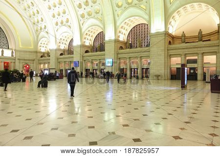 Main Hall of Washington Union station -  2017