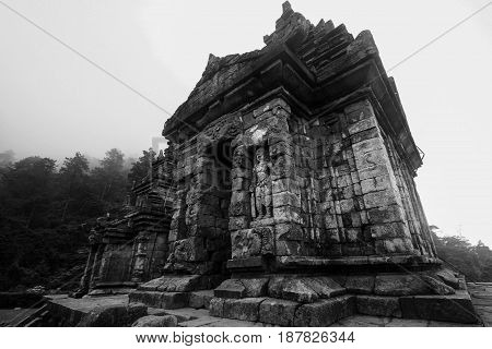 Gedong songo temple is one of many hinduism temple at central java indonesia