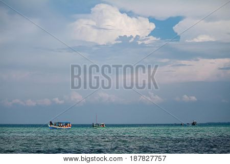 Snorkling spot at Pari Island Pulau seribu Insonesia