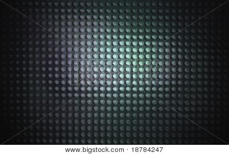 mesh metal structure shaded on corners.