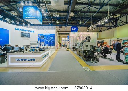 MOSCOW RUSSIA Expocentre - MAY 15-19 2017: 18th international specialized exhibition 