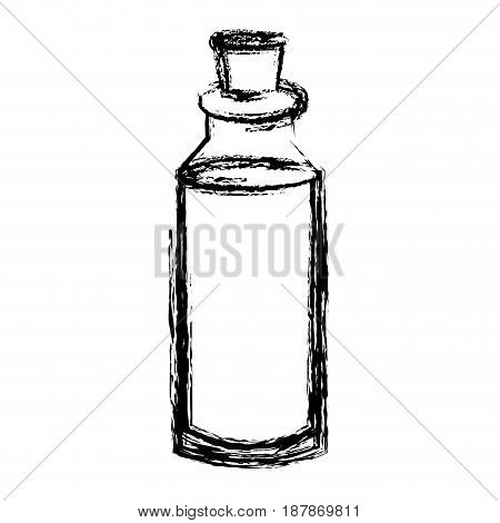 spa bottle essencial oil treatment aroma vector illustration