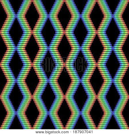 High contrasting chevron background with radiant lines on black background, vertical oriented patterns, vector EPS 10