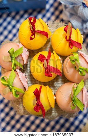 Candy apple for one year old boy party