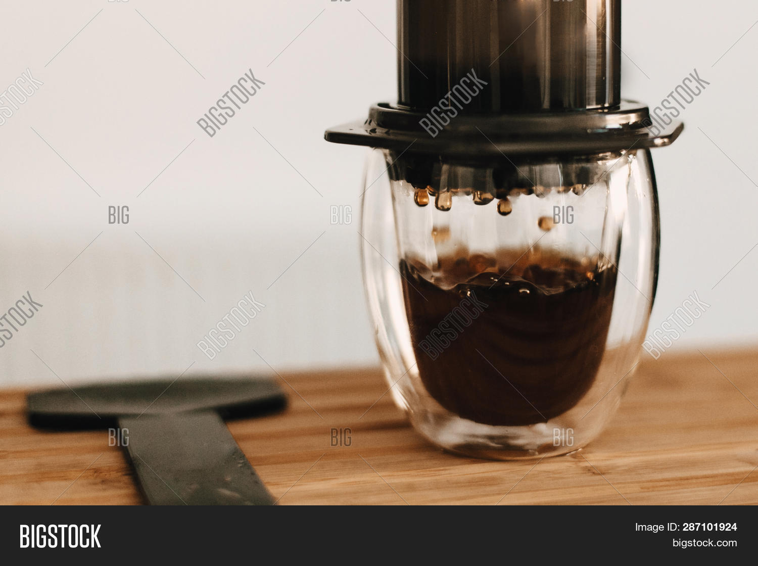 Coffee Drops Closeup Image & Photo (Free Trial) Bigstock