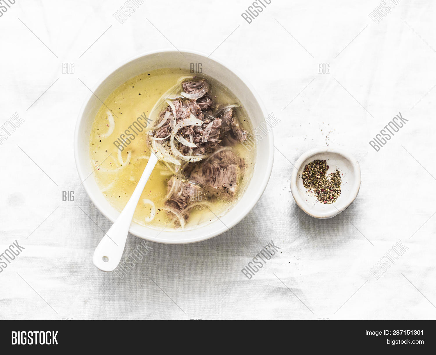 Simple Beef Broth Beef Image & Photo (Free Trial) Bigstock