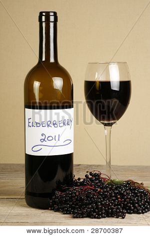Wino z czarnego bzu
