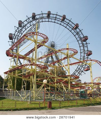 Roda de Prater, em Viena, Áustria